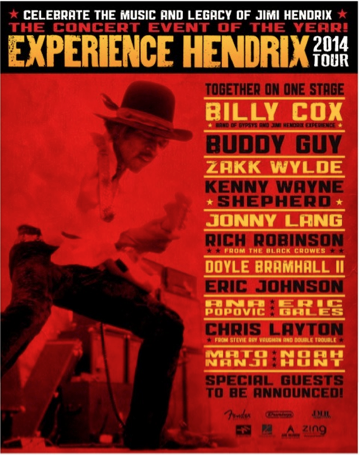 Experience Hendrix - 2014 tour