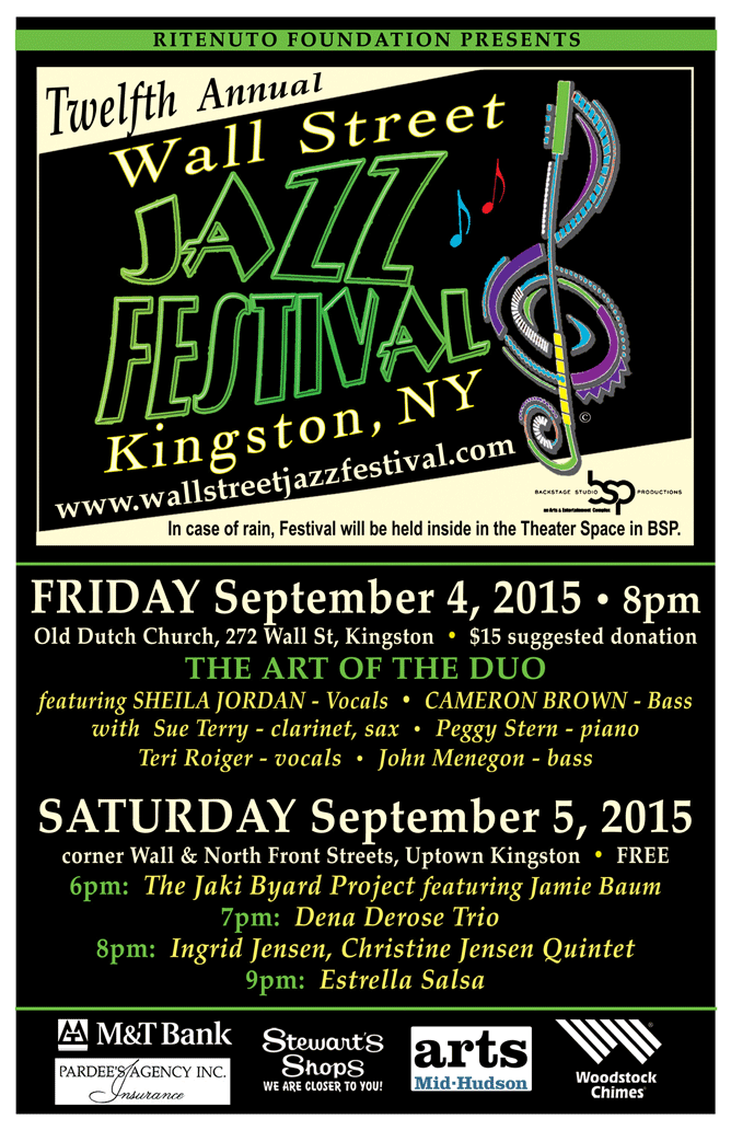 The 12th Annual Wall Street Jazz Festival In N Y Sept 4th 5th
