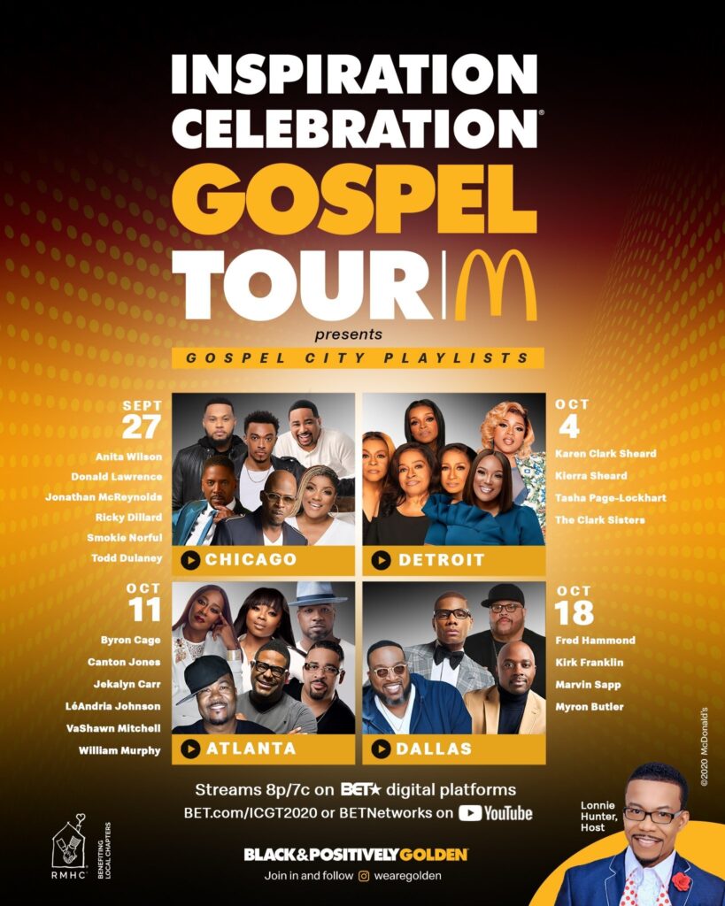 14th Annual McDonald’s Inspiration Celebration® Gospel Tour