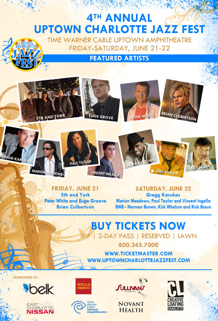 The 4th Annual Uptown Charlotte Jazz Festival - 2013