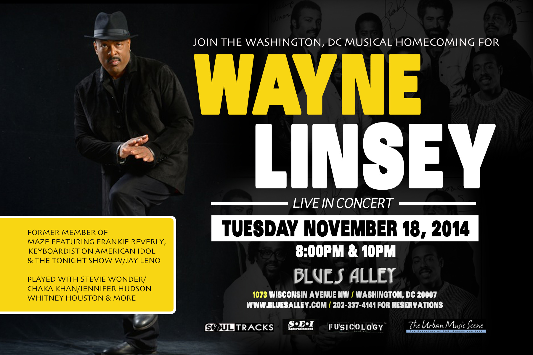 Wayne Linsey LIVE at Blues Alley