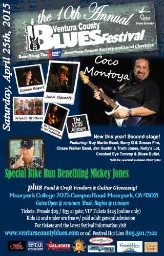 The 10th Annual Ventura County Blues Festival