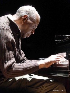 Muhal Richard Abrams in action at the piano.