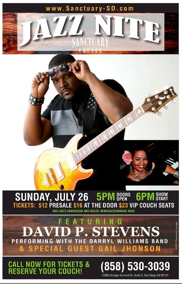 David P Stevens LIVE in concert - July 26th, 2015